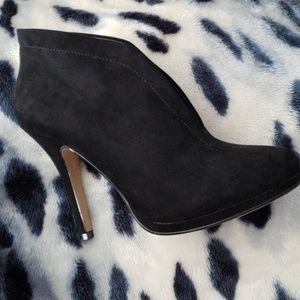 Black Suede Booties